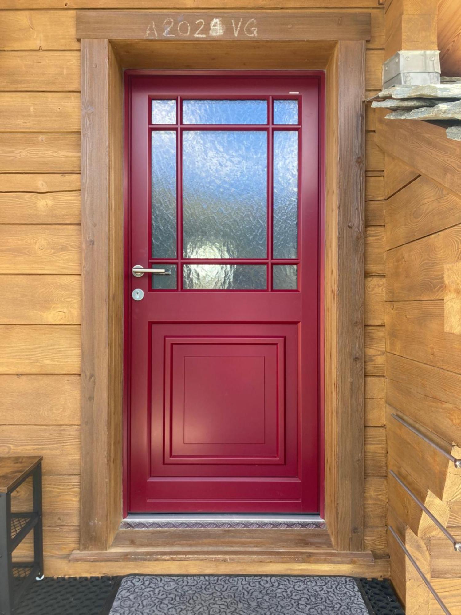 Ferienwohnung Haus Dorfblick Grächen Exterior foto