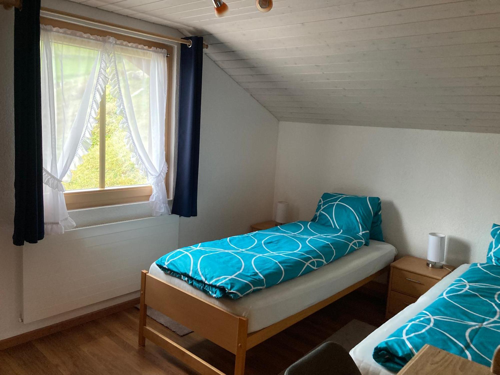 Ferienwohnung Haus Dorfblick Grächen Exterior foto